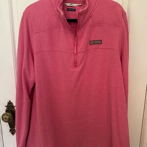 Vineyard Vines Pink Quarter-Zip Pullover - Shep
